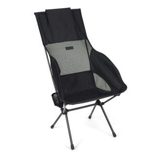 Helinox Campingstuhl Savanna Chair (größere Rückenlehne, breiterer Sitz) Blackout Edition schwarz